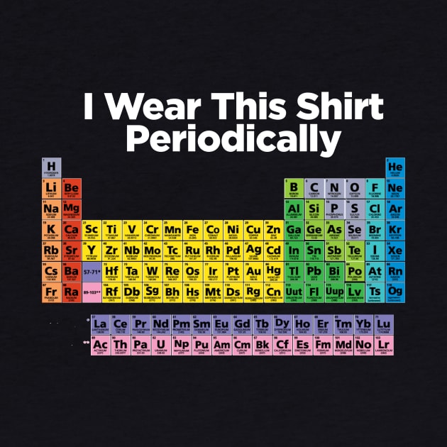 I wear this shirt periodically by MindsparkCreative